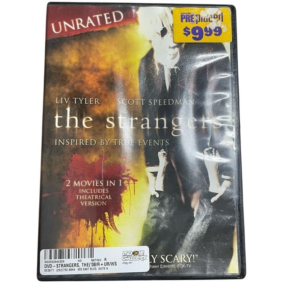 The Strangers DVD 2 Movies in 1 Unrated‎ Inspired by True Events Horror